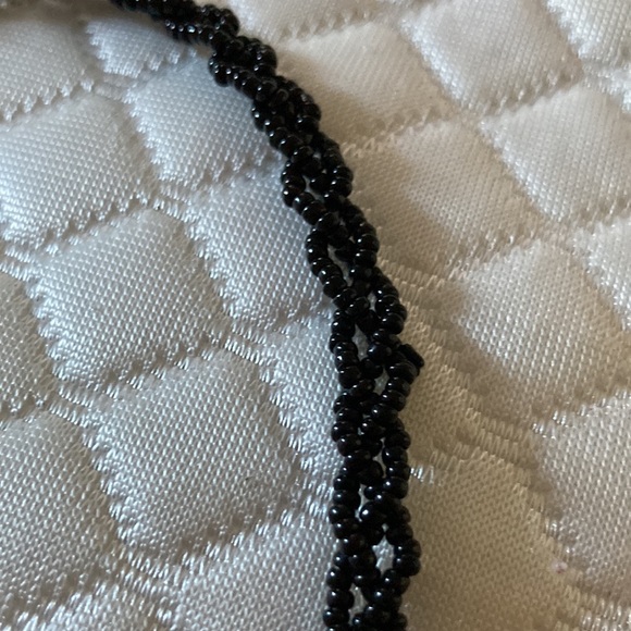 Vintage black beaded evening bag - Picture 6 of 6